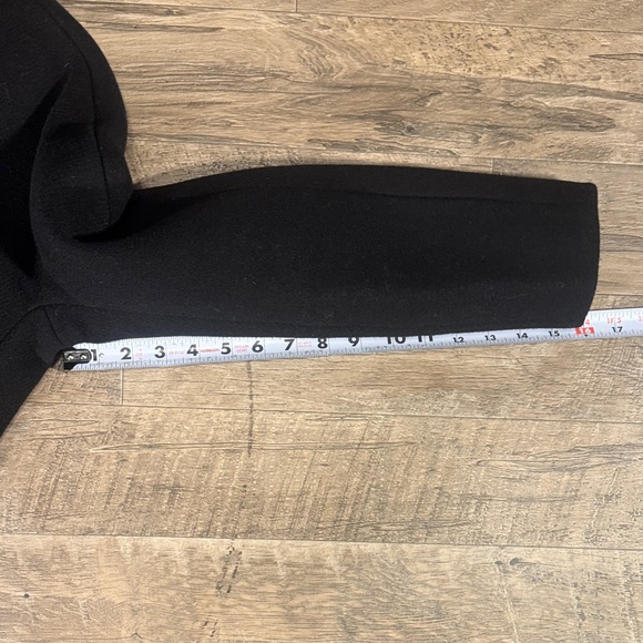 J. Crew “Italian Stadium Cloth Nello Gori” Black Coat - Size 2P - Picture 9 of 10